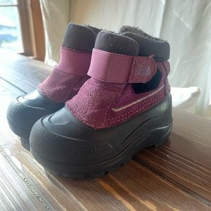 Toddler north face winter snow boots size 6T